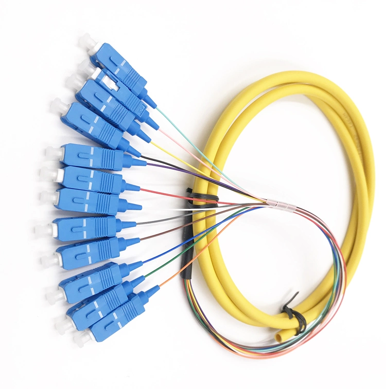 SC/PC Sm 9/125 Distribution Fiber Optic Pigtail